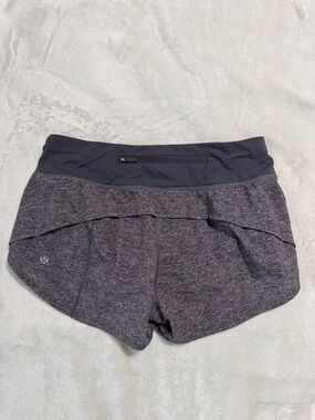 lululemon athletica Women's Dark Gray Heather Athletic Skort Shorts